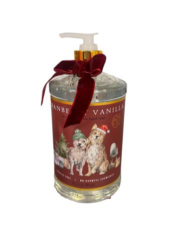 Cranberry & Vanilla Christmas Hand Soap Cruelty Free No Harmful Chemicals 25.5 fl oz (Pack of 1)