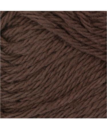 Bernat Handicrafter Cotton Solids Yarn - 1.75 oz - Gauge 4 Medium - 100% Cotton - Warm Brown - Buy Online on GoSupps.com