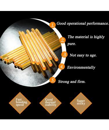 Hot Glue Sticks for Glue Gun 10.63 in  0.43 in Dia 20pcs Yellow Hot Glue Gun Sticks Large Bulk Adhesive Almost for All Materials for Kids DIY Sealing Dent Repair Yellow 0.43 x 10.62in - Buy Online on GoSupps.com