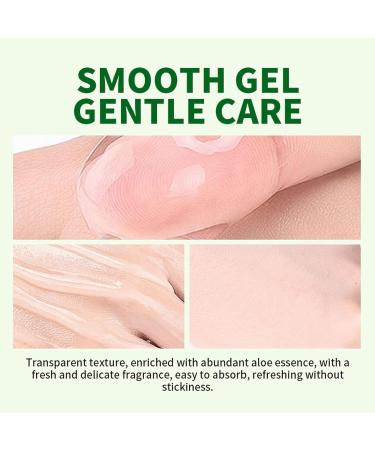 Organic Aloe Vera Gel for Face - Travel Size Deep Moisturizing & Soothing Fast Absorbing After Sun Care - 1.41 Oz - Buy Online on GoSupps.com