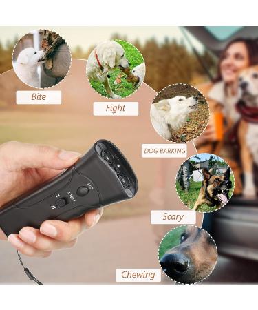 Handheld Dog Repeller Trainer | Double Channel Ultrasound Device for Effective Dog Bark Control & Training - Buy Online on GoSupps.com