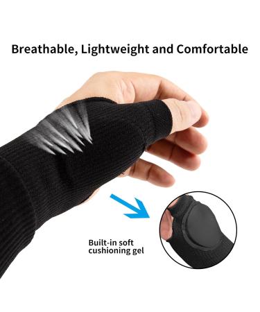 Carpal Tunnel Wrist Brace & Thumb Support | Arthritis Pain Relief Gloves | Hand Compression Sleeves for Typing & Tendonitis - Buy Online on GoSupps.com