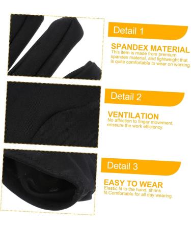 Healeved 3 Pairs Elastic Etiquette Gloves Art Working Glove Nylon Inspection Gloves Costume Honor Guard Gloves Hand Moisturizing Gloves Uniform Gloves Oven Mitt Travel Outdoor White Gloves 21x8.5cm - Buy Online on GoSupps.com