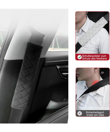 Multifunctional Belt Cushion for Kids & Adults - Soft Comfortable Car Seat Pads (Black) - Enhance Travel Safety & Comfort - Buy Online on GoSupps.com