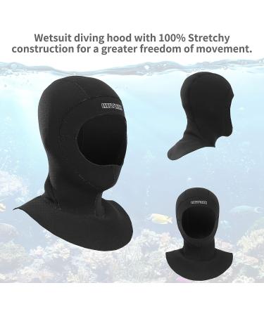 Neoprene Wetsuit Scuba Diving Hood for Men Women | Water Sports Hood for Diving, Snorkeling, Swimming, Kayaking | Large Size - Buy Online on GoSupps.com