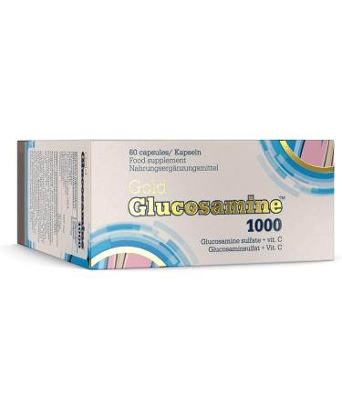 Olimp Labs Glucosamine 1000 Gold Caps - Dietary Supplement with Glucosamine Sulfate & Vitamin C (60 Capsules) - Best for Joint Health & Mobility - Buy Online on GoSupps.com