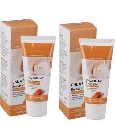 Bust Cream Firms Enhances Body Curves 2.1 Oz 2pcs Massage Tight Silky Suitable for All Skin Types - Buy Online on GoSupps.com