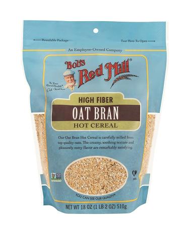 Bob's Red Mill Cereal Oat Bran 18-Ounce (Pack of 3) 1 Count (Pack of 3)
