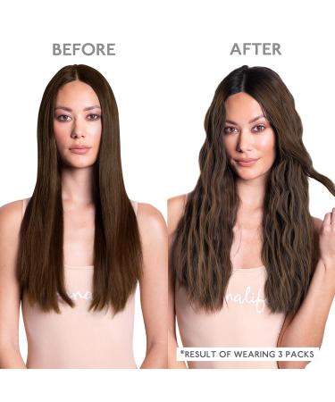 Buy If-alife Tape Extensions - 20pcs 50cm Balayage Dark Brown to Chestnut Brown Remy Real Hair - Invisible Skin Weft Extensions - Buy Online on GoSupps.com