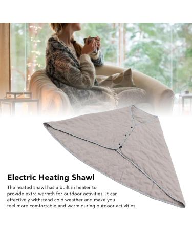 USB Heated Scarf - Gray 3 Speeds | Comfortable Portable Blanket for Camping & Office - Buy Online on GoSupps.com