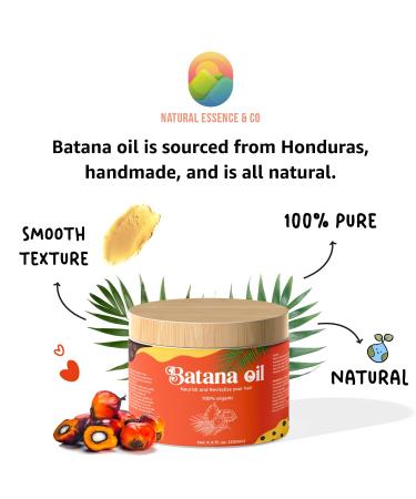 100% Pure Natural Batana Oil - Organic Hair Restoration & Nourishment | 8.4oz | Revive Damaged Hair & Scalp - Buy Online on GoSupps.com