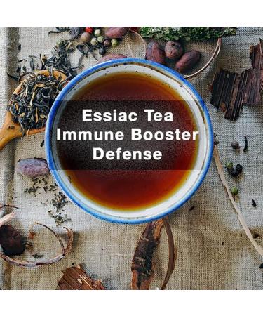Optimally Organic Raw Earth Essiac Tea Extract - Rene Caisse Recipe - 8 Herb Blend - 60 Servings - Lymphatic Drainage and Cleanse Support - Buy Online on GoSupps.com