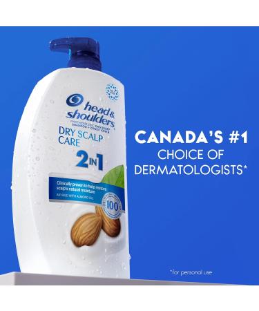 Head & Shoulders Dry Scalp Care Anti-Dandruff 2-in-1 Shampoo + Conditioner 835ML NEW Version - Buy Online on GoSupps.com