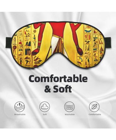 Ancient Egypt Tribe Series Soft Sleep Eye Mask | Breathable Travel Eye Patch for Women | Relaxation & Comfort - Buy Online on GoSupps.com