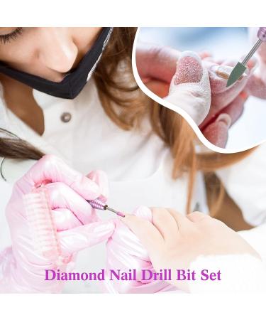 47 Pcs Nail Drill Bits Set - Electric Diamond & Ceramic Acrylic Gel Kit for Home Salon - Carbide Cuticle Remover Bits - Manicure Pedicure Tools - Buy Online on GoSupps.com