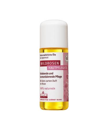 Wilco wild rose oil organic - 15 ml to go bottle - 100% pure & natural - for body & face for natural skin care 15 ml (1 Pack)