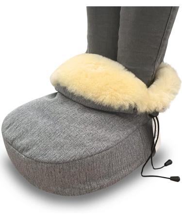 Rohn Moden Lambskin Foot Warmer - High-Quality Footmuff for Ultimate Warmth & Comfort - Grey - International Shipping Available - Buy Online on GoSupps.com