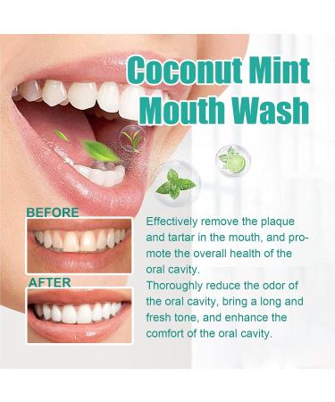 Bain de Bouche l'Huile de Noix de Coco Huile De Tirage Blanchissante 100ML 1PC Enlever les Odeurs Enlever les Taches de Dents Rafra chir le Souffle - Buy Online on GoSupps.com