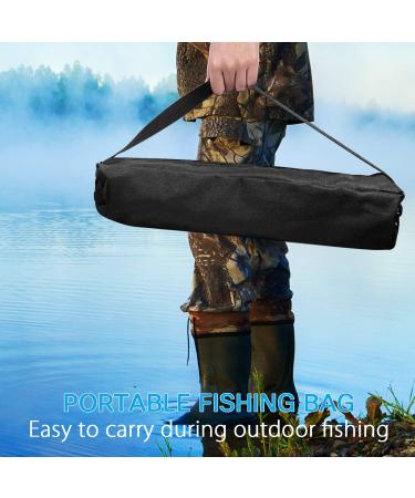 Fishoaky Fishing Rod Set - 2.4m Carbon Fiber Telescopic Pole Complete with Fishing Cord Hooks Spool & Carrying Bag - Ideal for Saltwater & Freshwater Adventures - Buy Online on GoSupps.com