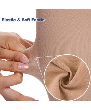 Alexander1 Open Toe Compression Socks for Women - Knee High 20-30 mmHg Support for Varicose Veins & Edema - XXL Skin Color - Buy Online on GoSupps.com