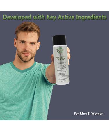 Biotin Herbal Thickening Shampoo with Argan Oil & Pumpkin Seed Oil - 8oz - Sulfate Free - For All Hair Types - Men & Women - Buy Online on GoSupps.com