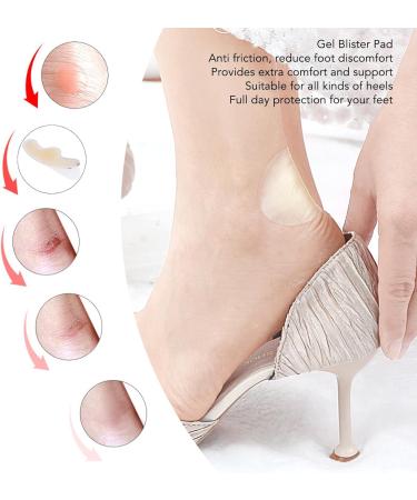 Gel Blister Stickers for Feet | Prevent Heel Slippage | Long-Lasting Blister Cushions | Extra Comfort & Support - Shop Internationally - Buy Online on GoSupps.com
