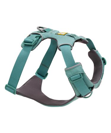 Luffwear front Range dog harness reflective yating adjustable comfortably padded everyday dishes for walks and dog races 2 linen fortifications River Rock Green S River Rock Green