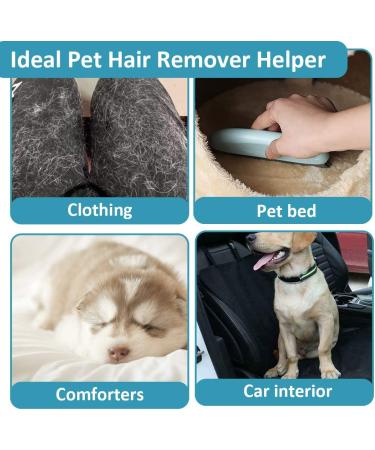 Hinotori Pet Hair Remover Brush - Dog & Cat Hair Comb for Furniture, Clothing, Car & Bed - Dark Blue - Buy Online on GoSupps.com
