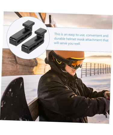 Magiclulu Hook Clips for Ski & Bicycle Helmets - 4 Pairs of Durable Helmet Mask Holders - Buy Online on GoSupps.com