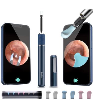 Bebird Pro Note5 Ear Wax Removal Tool Camera  Bebird Ear Cleaner  10 Megapixel HD Otoscope with Light  Ear Camera with Tweezers 3-in-1  Spade Ear Cleaner for iPhone  Android(Blue) Blue Note 5