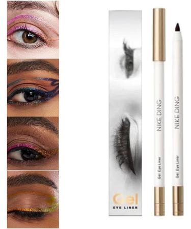 Gel Eyeliner Pencil Smooth Rainproof Gel Eyeliner for Older Women Sharpenable Eye makeup Blackbrown High pigment shades Longwear with pencil sharpener for daily use Abonda - Buy Online on GoSupps.com