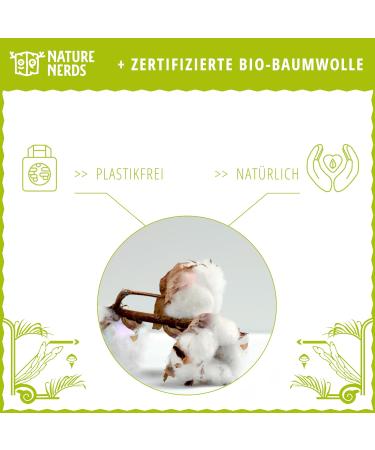 Nature Nerds Cotton Buds - 800 Plastic-Free Bamboo & Organic Cotton Q-Tips for Eco-Friendly Living - Buy Online on GoSupps.com