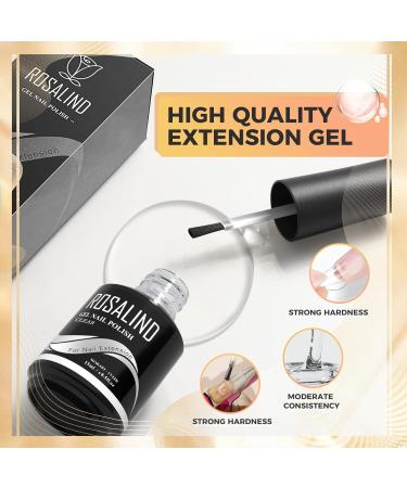 Buy Rosalind Assembly Gel for Gel Nails - Clear 15ml Builder Strengthening Gel & Nail Extension Repair | UV/LED Nail Polish for Nail Art - Buy Online on GoSupps.com