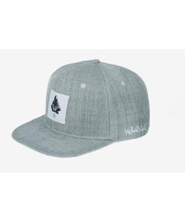Nebelkind Snapback Cap - Adjustable Unisex Baseball Cap in Light Gray | Trendy Streetwear Style | High-Quality Berlin Network Design - Buy Online on GoSupps.com