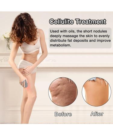 Hience Silicone Body Brush | Non-Slip Bathing & Massage Brush for Peeling Cellulite & Gentle Scrubbing - Gray - Buy Online on GoSupps.com