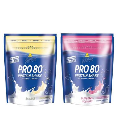 inkospor Inkospor Active Proteinshake Pro Yogurt Banana & Raspberry 1kg (2 x 80 x 500 g)