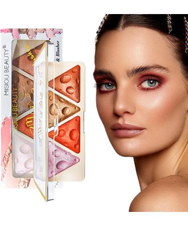  Linsition Natural Glow 4 Colours Waterproof Blusher Palette Natural Glow Blush Powder and Linsition Eyeshadow - Buy Online on GoSupps.com