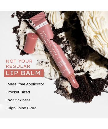 Hyphen Tinted Lip Balm - Hazel | 1% Vitamin E 2% Squalane & Peptides | Brightening Lip Balm for Dark Lips | 24h Moisturization & Hydration for Dry & Chapped Lips - 10 g peachy nude - Buy Online on GoSupps.com