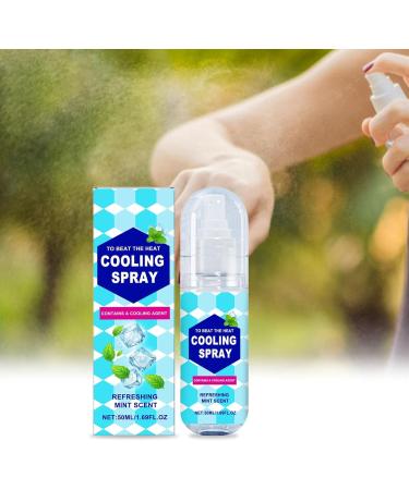 Spray rafra chissant avec refroidissement imm diat Spray rafra chissant pour temps chaud formule sans alcool avec ar me de menthe fra che (1pc 50ml) 1pc 50 ml (Lot de 1) - Buy Online on GoSupps.com