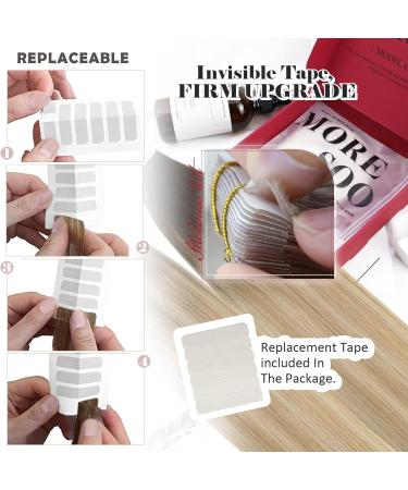Moresoo Balayage Blonde Human Hair Tape Extensions #2/27/613 - 16 Inch (20 Pieces/50g) - Buy Online on GoSupps.com