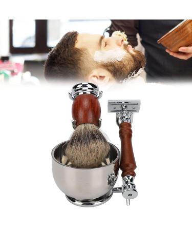 Natudeco Men's Razor Care Set - Premium Manual Shaving Kit with Brush Holder & Replacement Accessories - Perfect Gift for Fathers & Dads - Buy Online on GoSupps.com