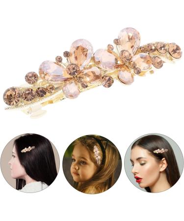 FOMIYES Rhinestones Hair Barrette Spring Hair Clip Decorative Sparkly Hair Clip Women Barrette - Buy Online on GoSupps.com