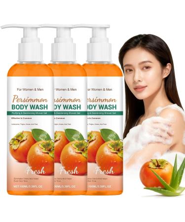 QFFYFZAL Khaki shower gel for seniors - Odor-neutralizing deodorant bar - Deep cleansing khaki shower gel - Fresh scent - Body moisturizer