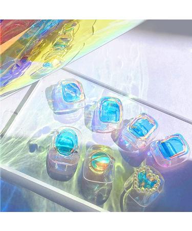 Dornail Aurora Nail Foil 11 Sheets - Holographic Broken Glass Paper Stickers for DIY Nail Art Decoration - Women and Girls - Buy Online on GoSupps.com