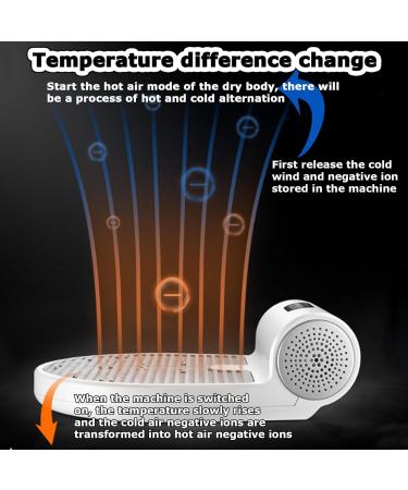 Body Hair Dryer with Gravity Sensor and Weight Scale Natural Warm Air Wind and Cool Wind Whole Body Waterproof Blow Dryer Pet Dry Body Dryer After Shower for Bathroom/Swimming Pool - Buy Online on GoSupps.com