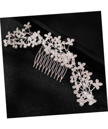 MAGICLULU Rhinestone Alloy Hair Comb Bride Accessories Wedding Hair Accessories Bridal Headpieces Rhinestone Hair Accessories Bridal Flower Hair Comb Hairpin Decorate European and American - Buy Online on GoSupps.com
