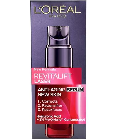 L'Or al - Revitalift Laser Skin Corrector Anti-Ageing Serum 30 ml - Buy Online on GoSupps.com