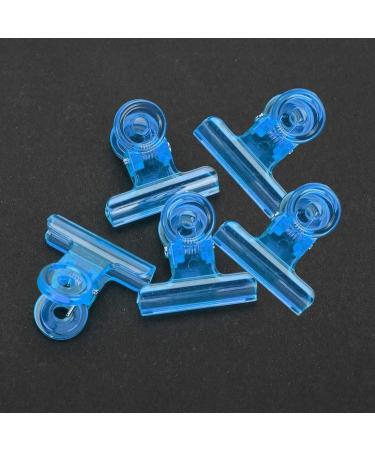 Buy Blue Plastic Nail Clips - Optimal Accessories for Long & Thin Nails | Professional Nail Art Tools - Buy Online on GoSupps.com