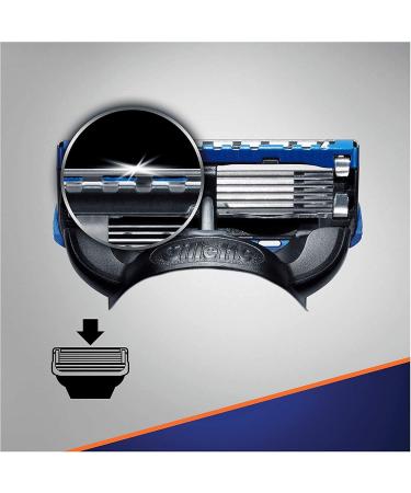Buy Gillette Fusion 5 ProGlide Razor Blades - 8 Replacement Blades with Precision Trimmer & Glide Coating - Fast International Shipping - Buy Online on GoSupps.com