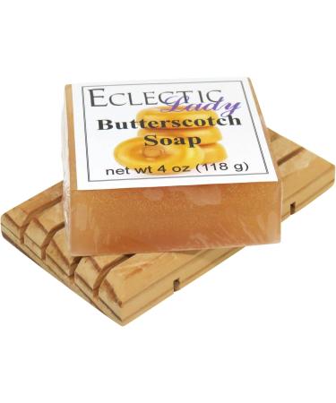 Butterscotch Glycerin Soap - Natural 4 oz Bar by Eclectic Lady | Moisturizing & Luxurious | Shop Internationally - Buy Online on GoSupps.com